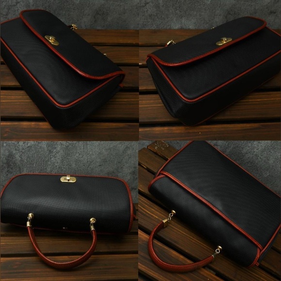 Bottega Veneta Leather Shoulder Satchel Handbag Crossbody 2 Way - Picture 10 of 12